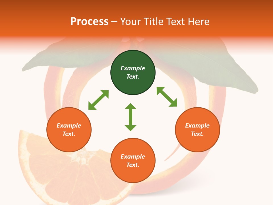 Citrus Wallpaper Frame PowerPoint Template