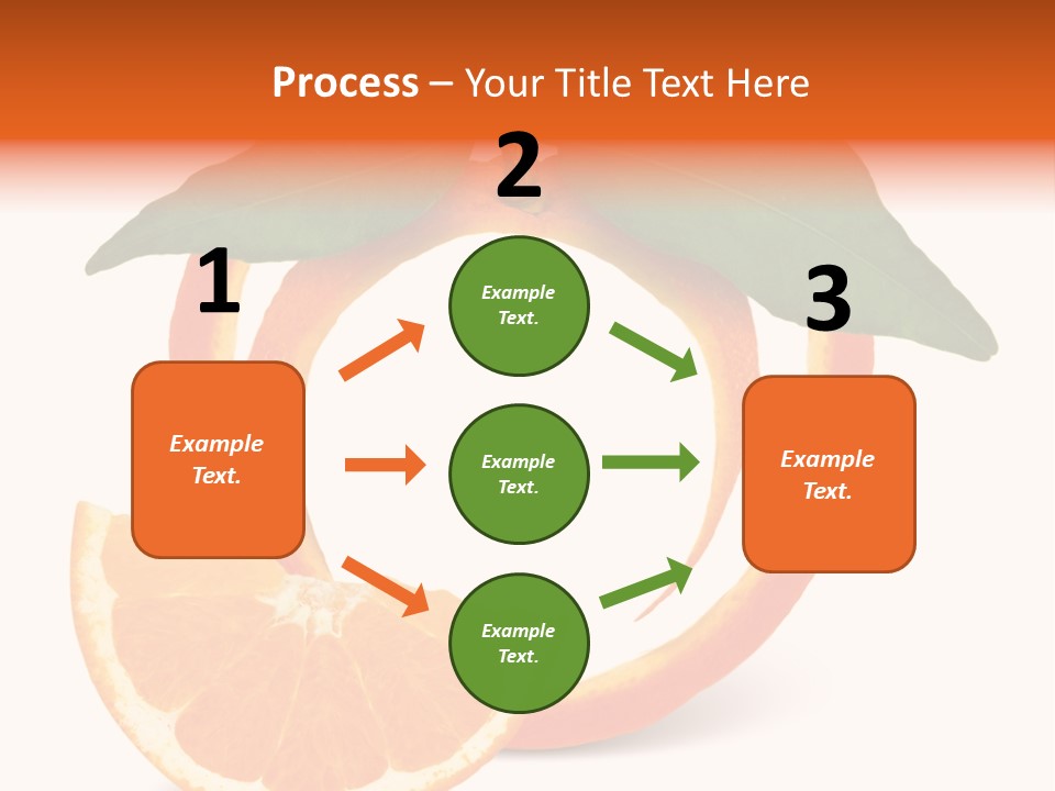 Citrus Wallpaper Frame PowerPoint Template