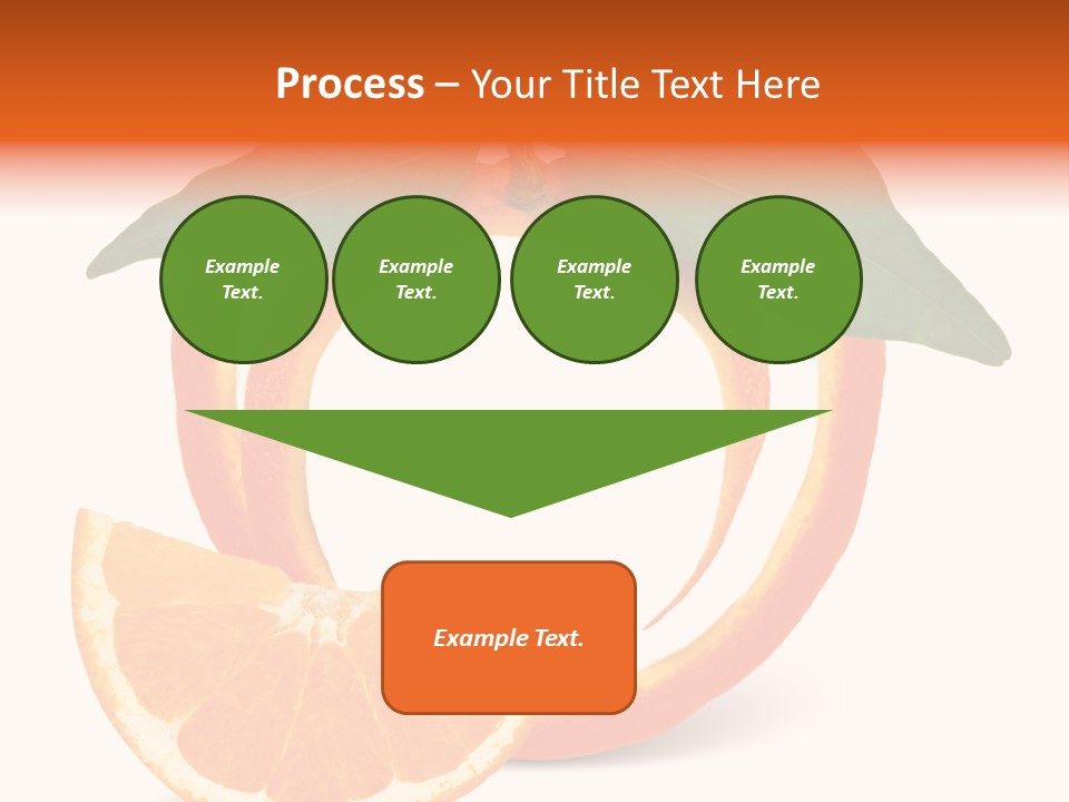 Citrus Wallpaper Frame PowerPoint Template