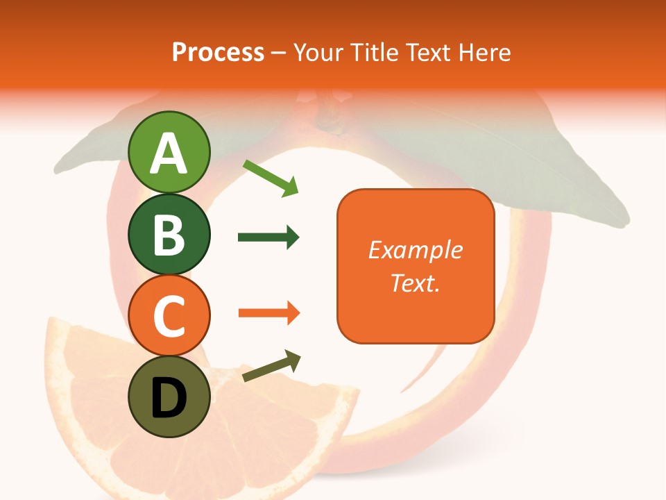 Citrus Wallpaper Frame PowerPoint Template