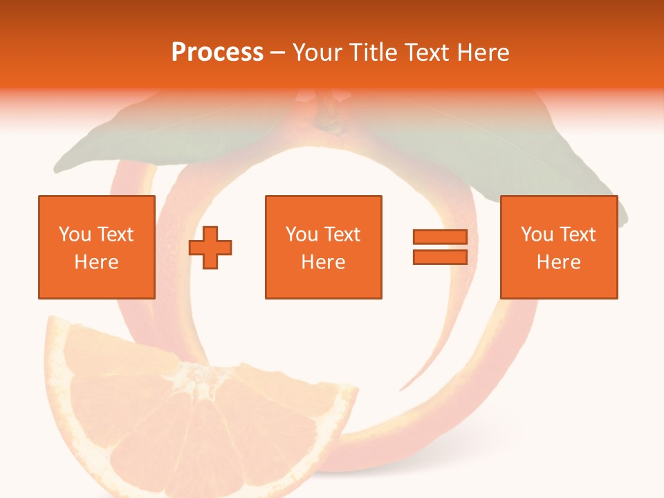 Citrus Wallpaper Frame PowerPoint Template