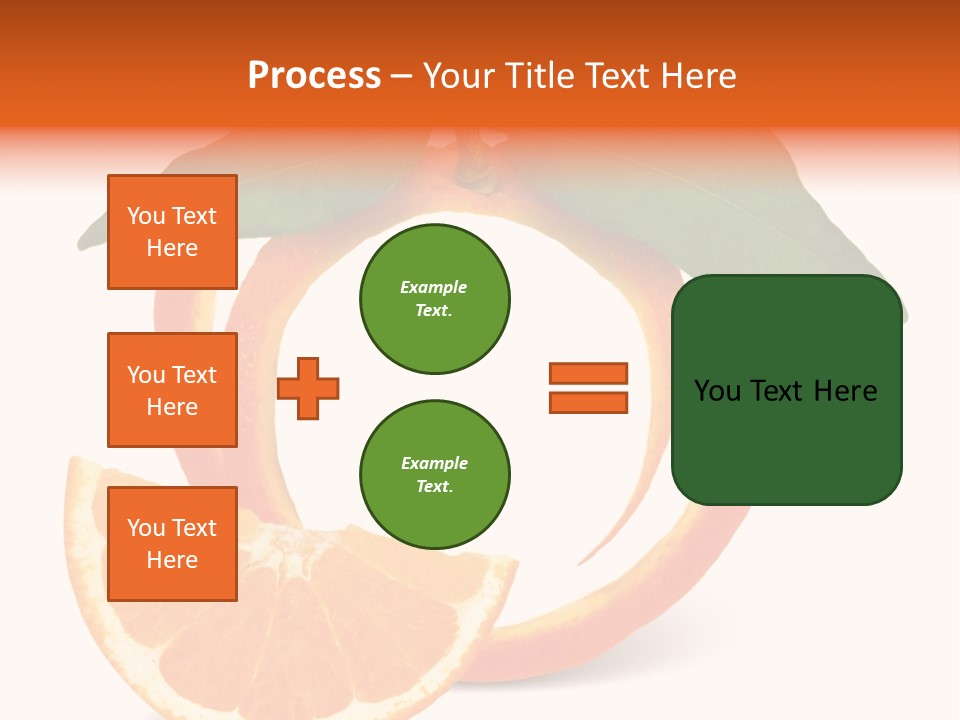Citrus Wallpaper Frame PowerPoint Template
