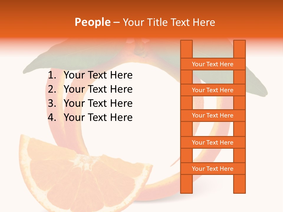 Citrus Wallpaper Frame PowerPoint Template