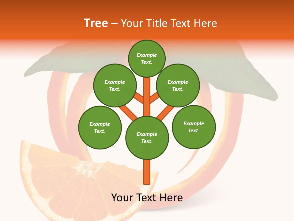 Citrus Wallpaper Frame PowerPoint Template