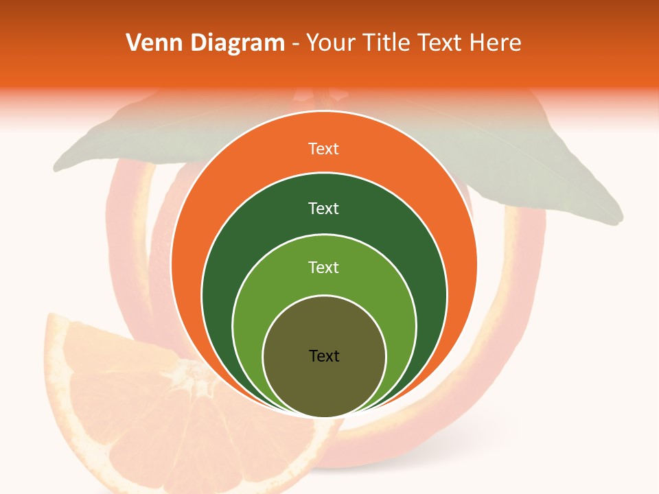 Citrus Wallpaper Frame PowerPoint Template
