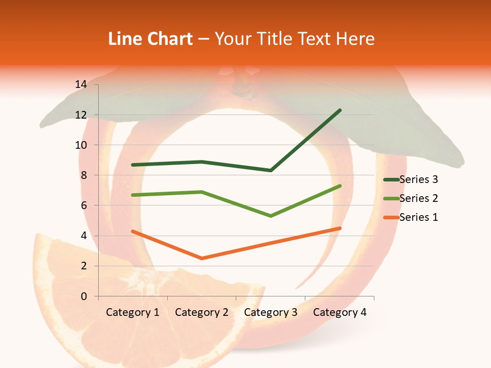 Citrus Wallpaper Frame PowerPoint Template