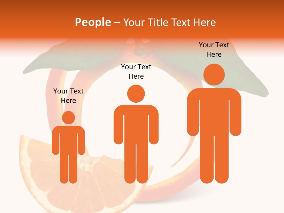 Citrus Wallpaper Frame PowerPoint Template