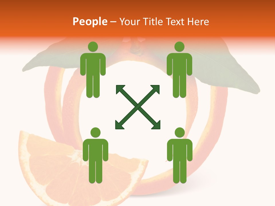 Citrus Wallpaper Frame PowerPoint Template