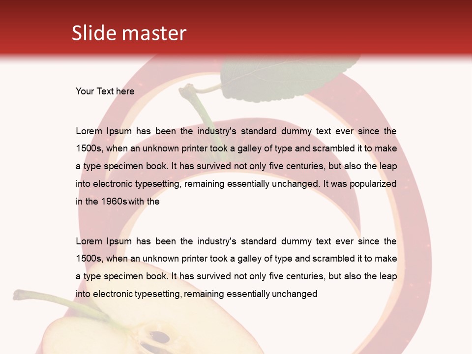 Photo Slice Object PowerPoint Template