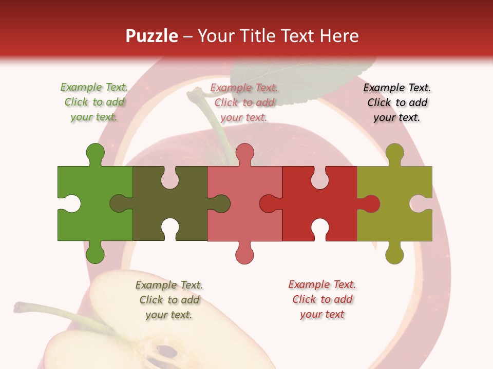 Photo Slice Object PowerPoint Template