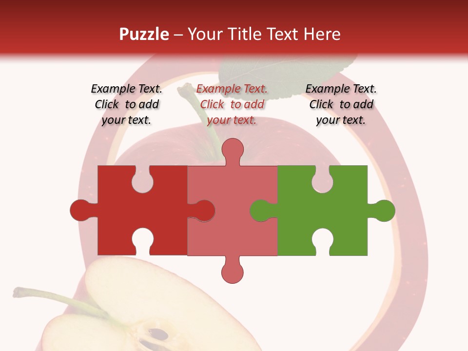 Photo Slice Object PowerPoint Template