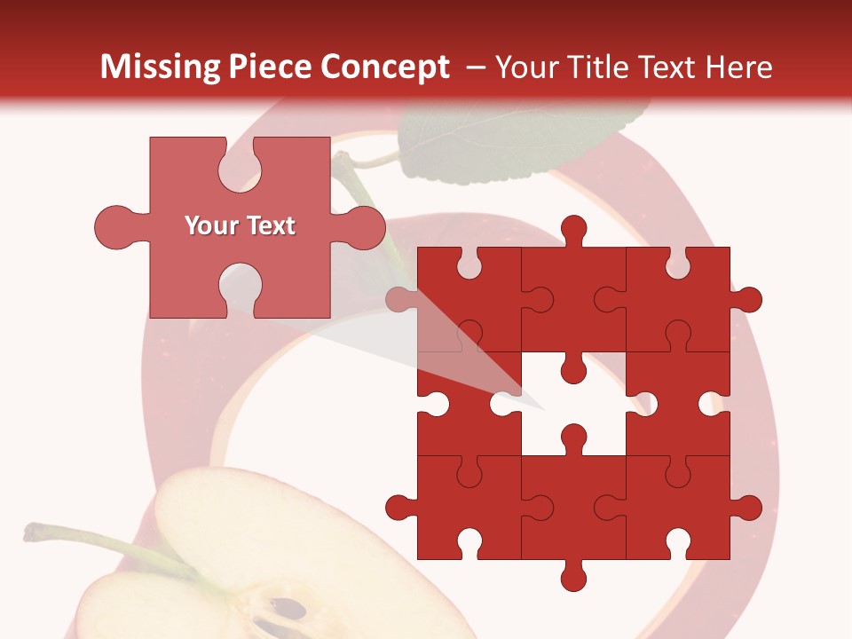 Photo Slice Object PowerPoint Template