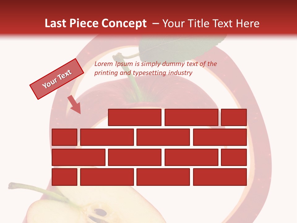 Photo Slice Object PowerPoint Template