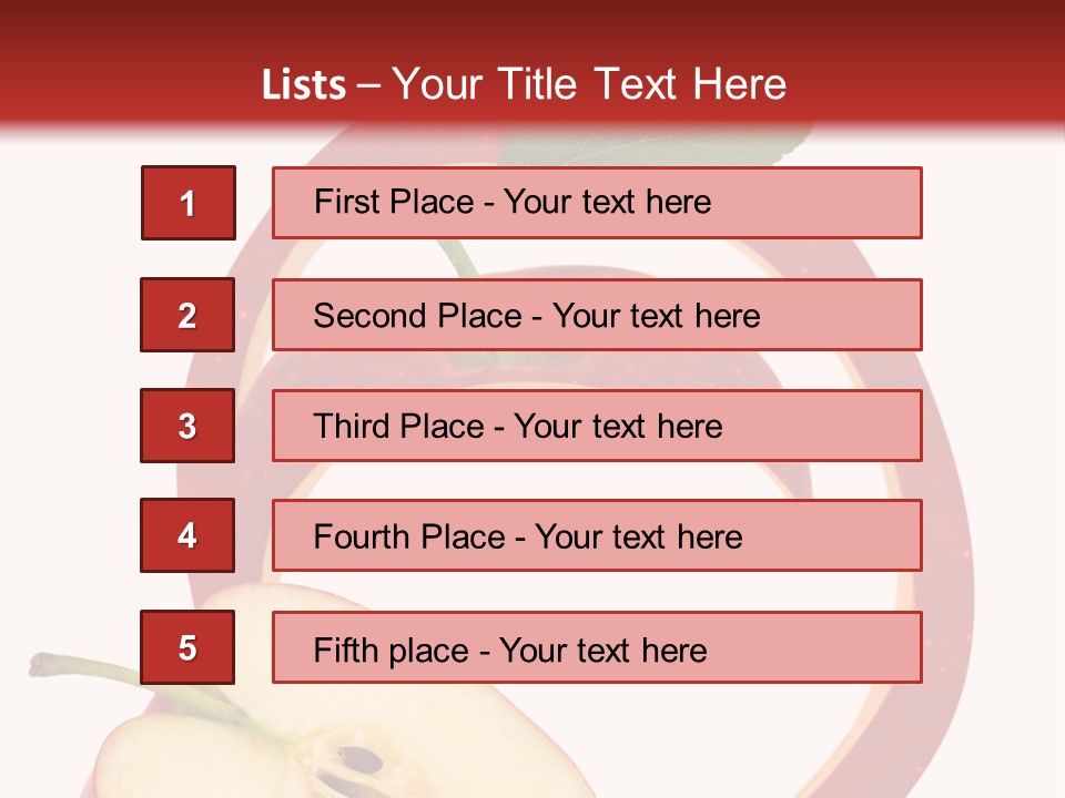 Photo Slice Object PowerPoint Template