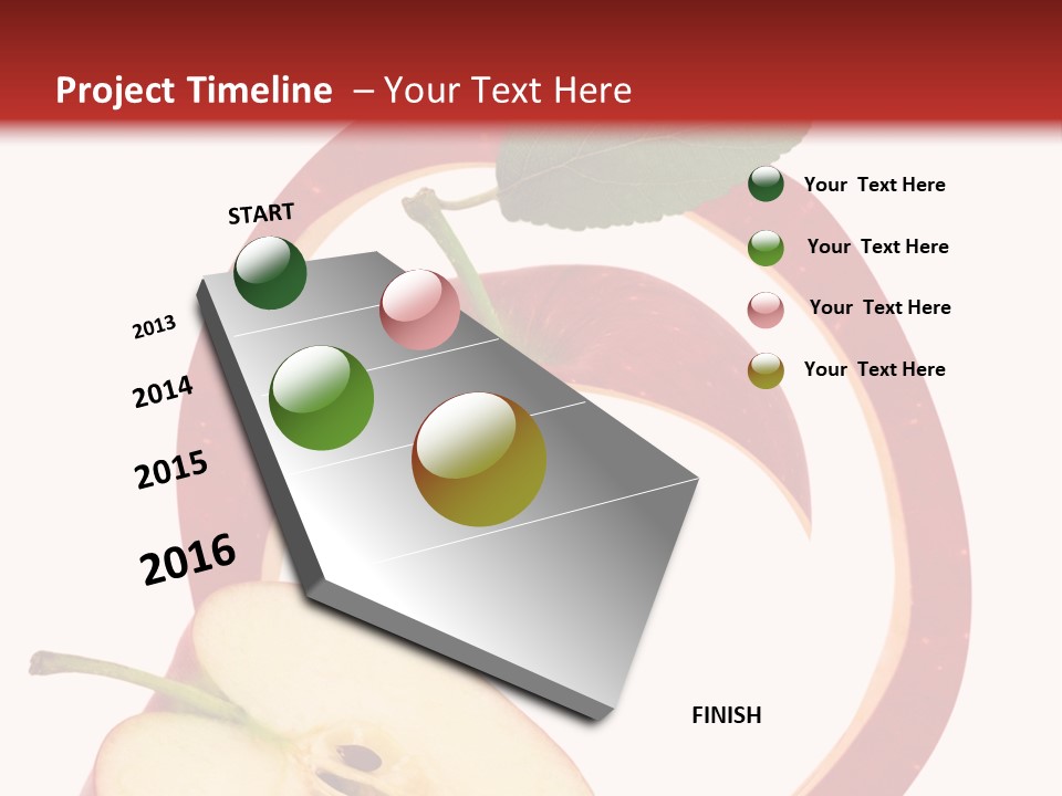 Photo Slice Object PowerPoint Template
