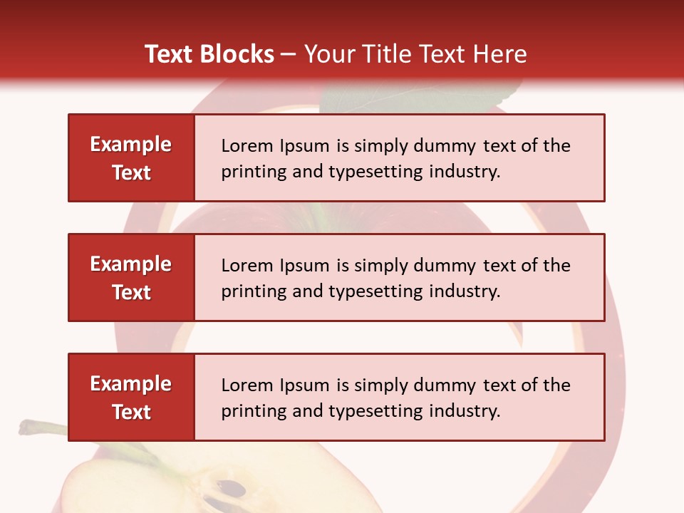 Photo Slice Object PowerPoint Template