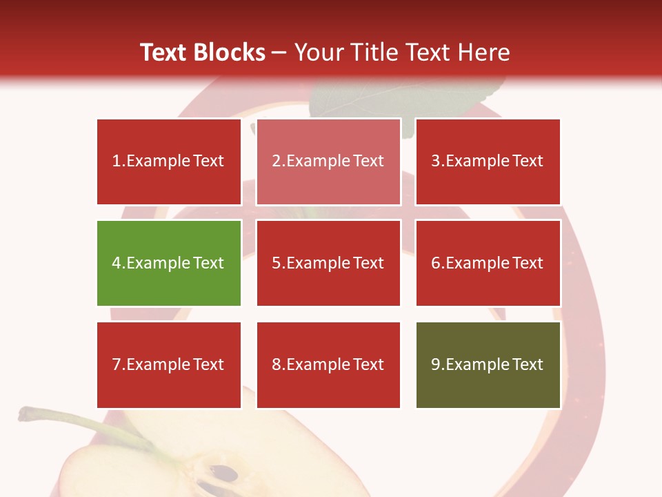 Photo Slice Object PowerPoint Template