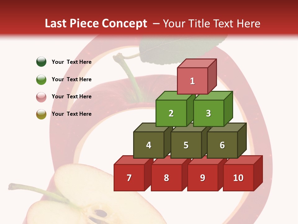 Photo Slice Object PowerPoint Template