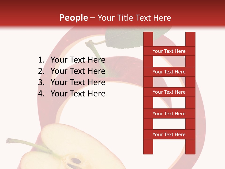 Photo Slice Object PowerPoint Template
