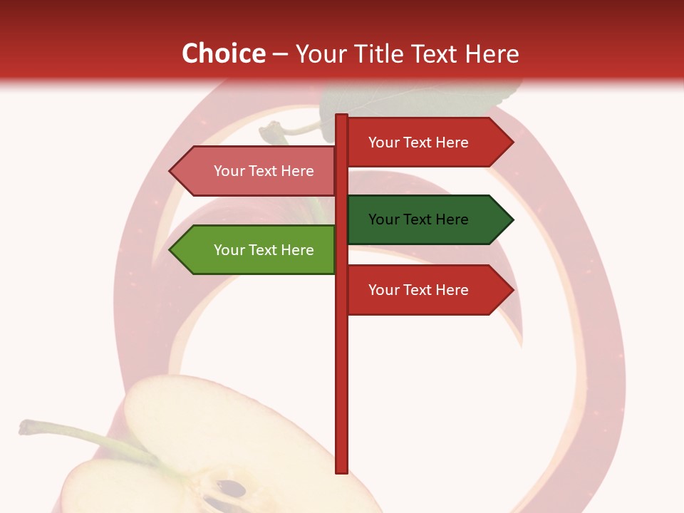 Photo Slice Object PowerPoint Template