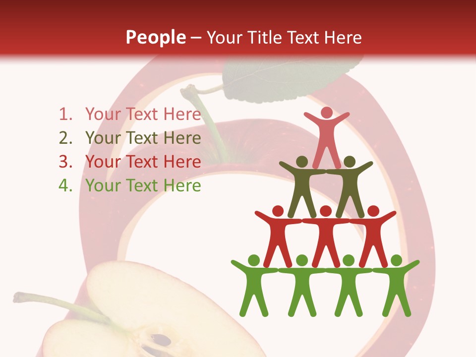 Photo Slice Object PowerPoint Template