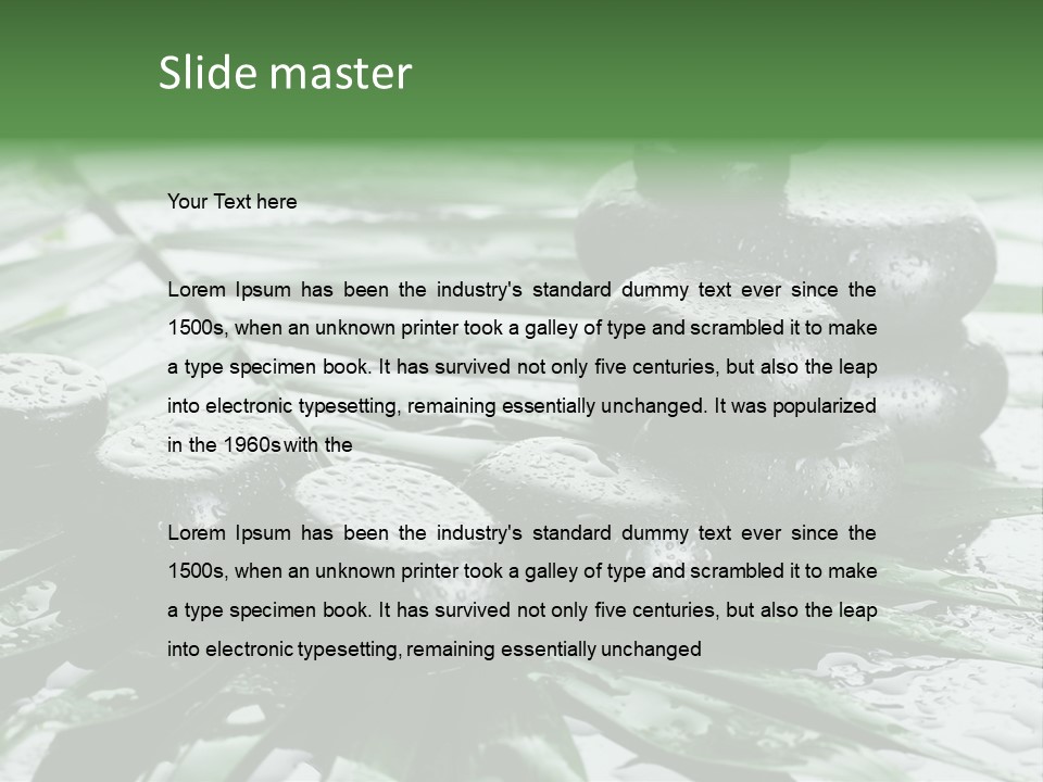 Set Balance Nature PowerPoint Template