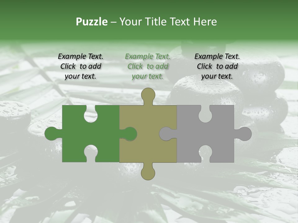 Set Balance Nature PowerPoint Template