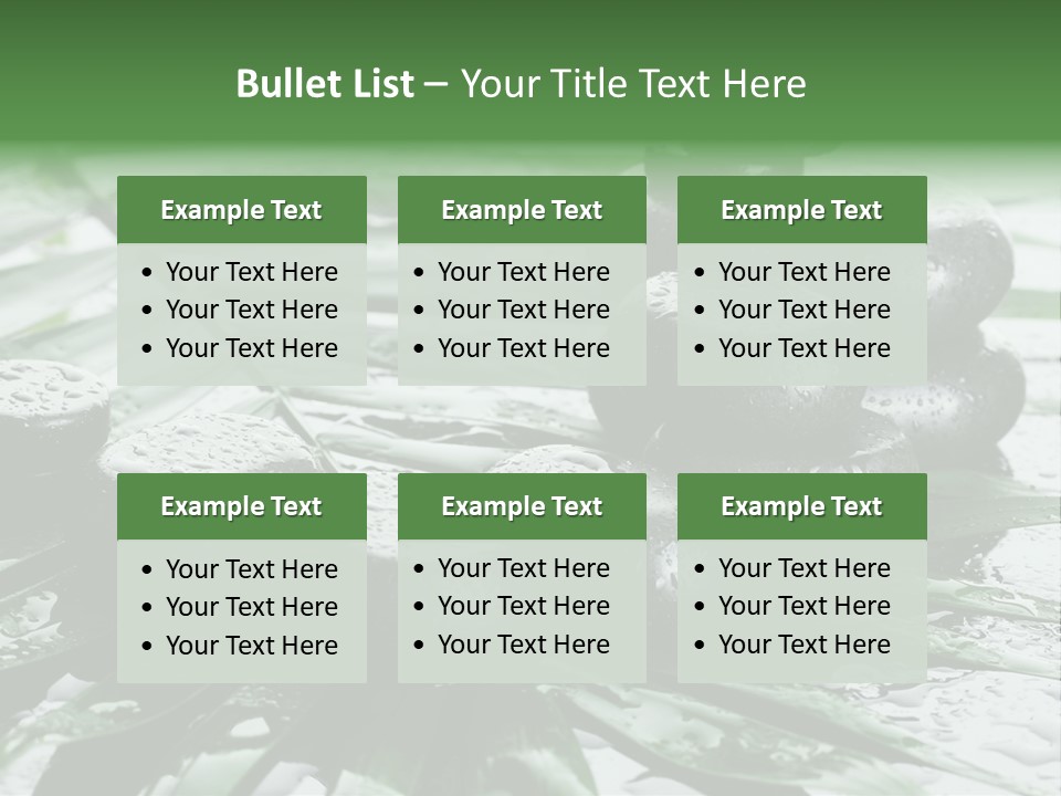 Set Balance Nature PowerPoint Template