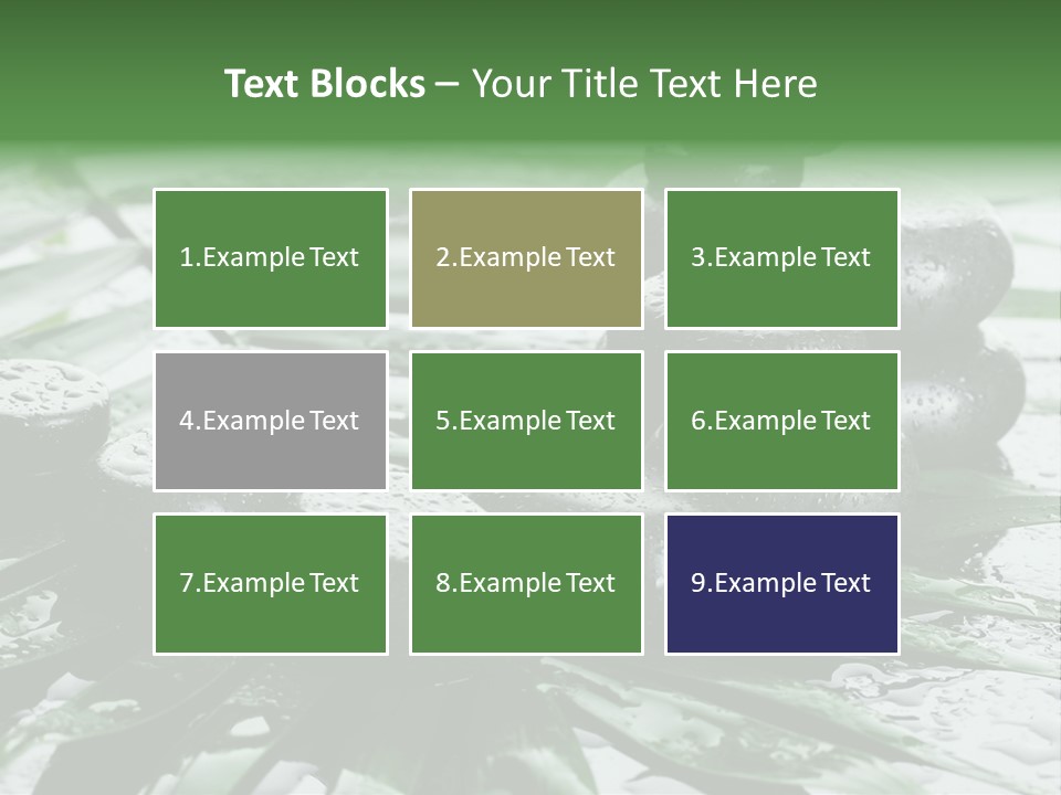 Set Balance Nature PowerPoint Template