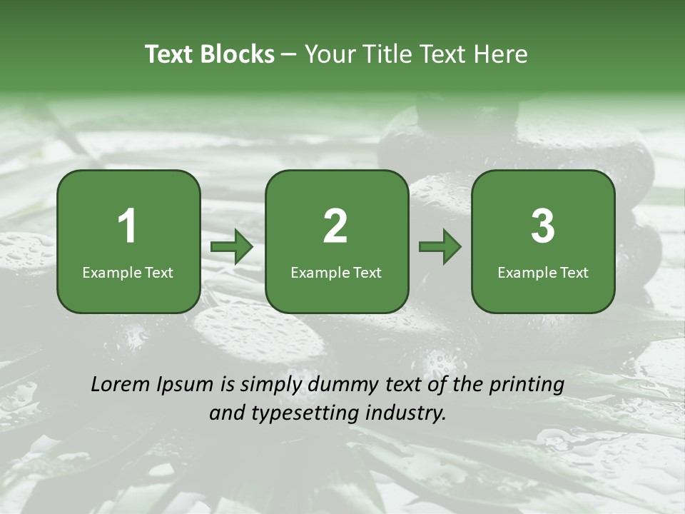 Set Balance Nature PowerPoint Template