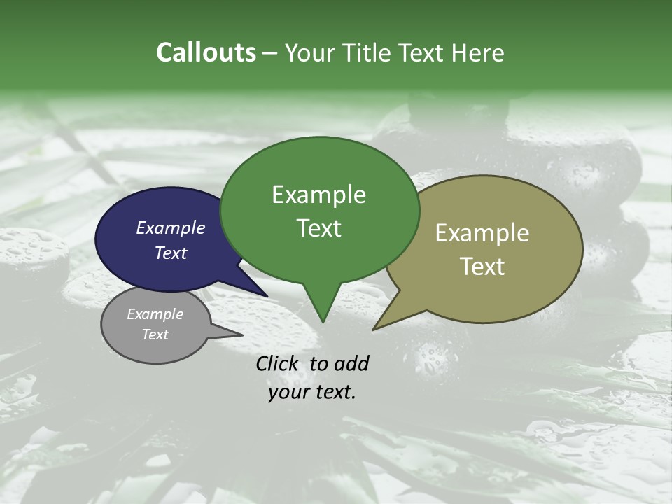 Set Balance Nature PowerPoint Template
