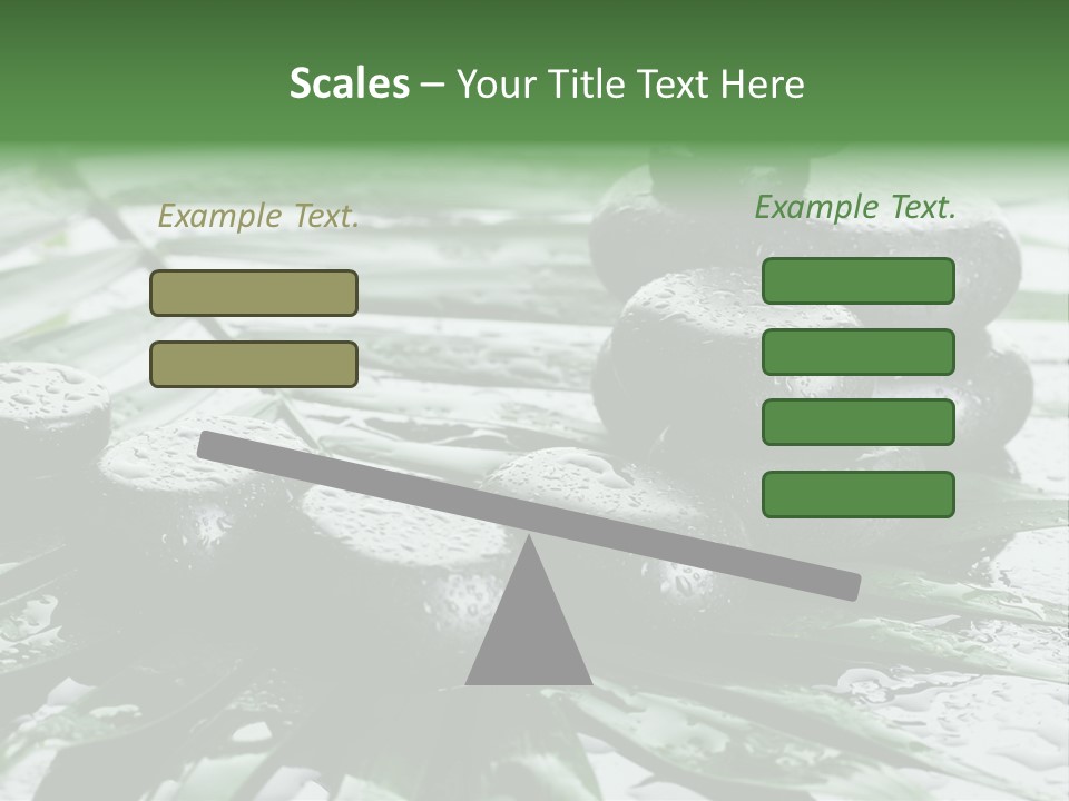 Set Balance Nature PowerPoint Template