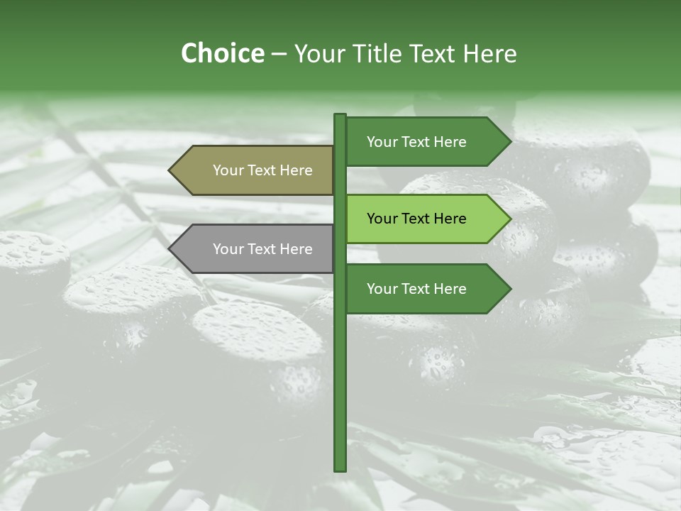 Set Balance Nature PowerPoint Template