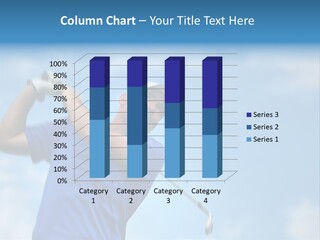 Sport Sky Golfer PowerPoint Template