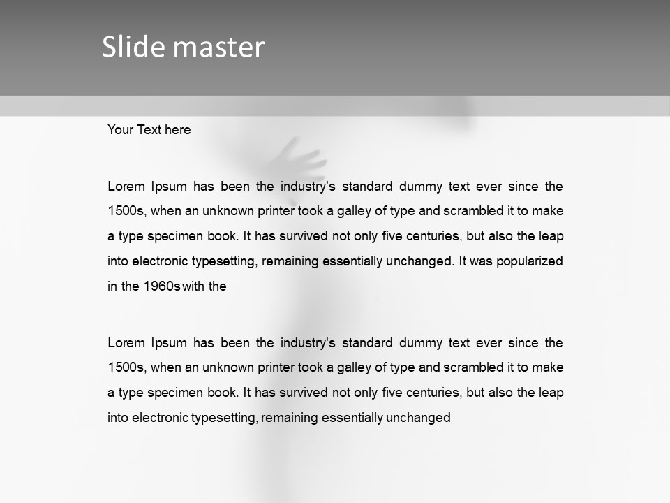 Ghost Perfect Shape PowerPoint Template