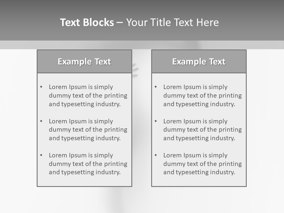 Ghost Perfect Shape PowerPoint Template