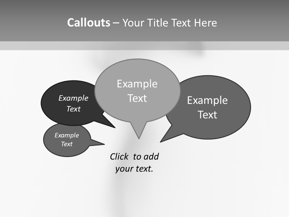 Ghost Perfect Shape PowerPoint Template