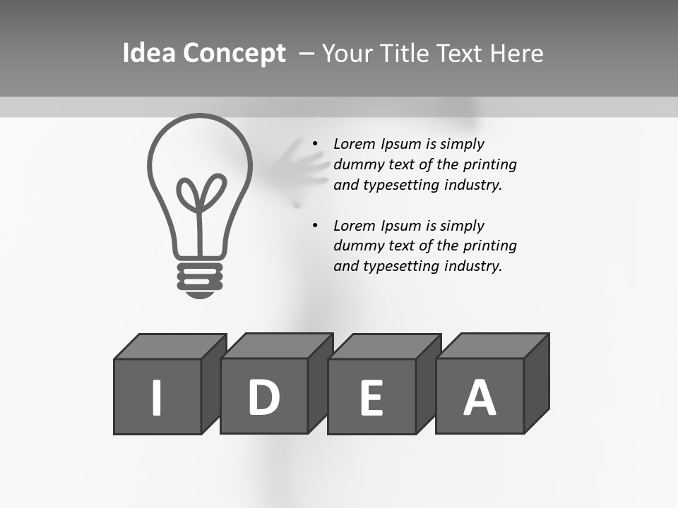 Ghost Perfect Shape PowerPoint Template