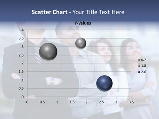 White Row Tanding PowerPoint Template