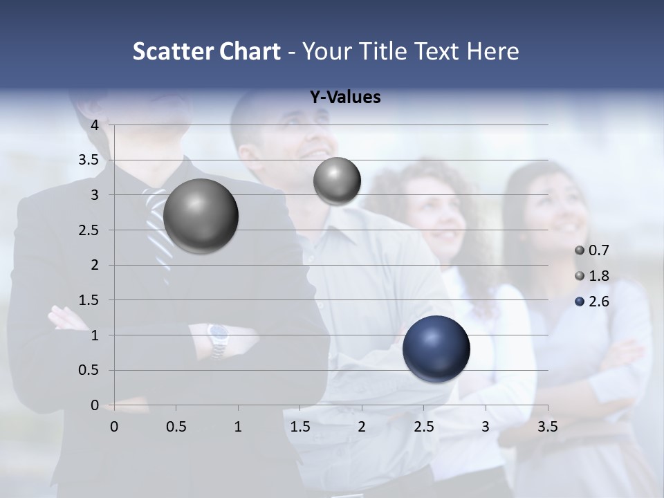 White Row Tanding PowerPoint Template