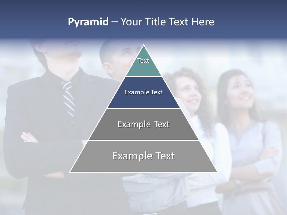 White Row Tanding PowerPoint Template