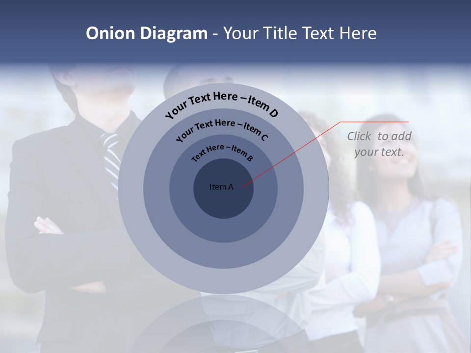 White Row Tanding PowerPoint Template