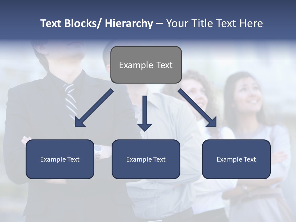 White Row Tanding PowerPoint Template