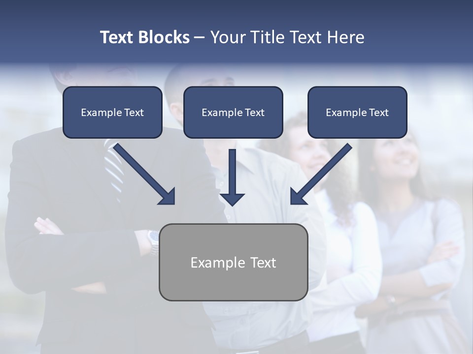 White Row Tanding PowerPoint Template