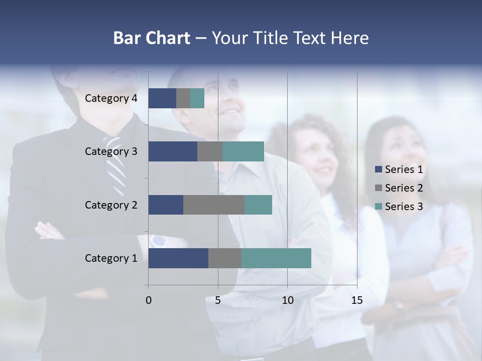 White Row Tanding PowerPoint Template