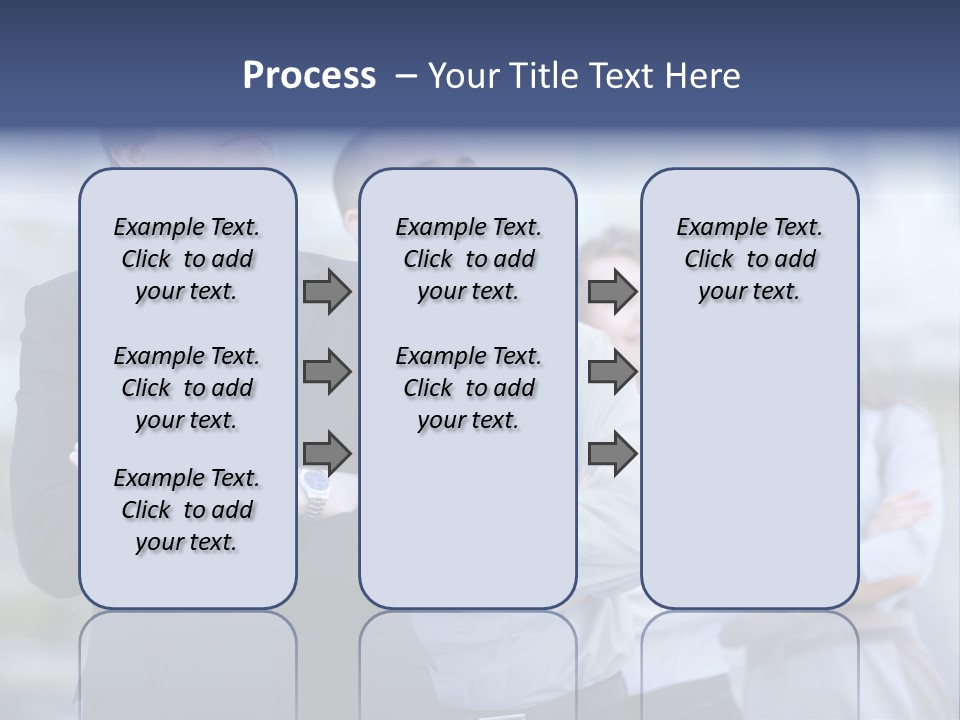 White Row Tanding PowerPoint Template