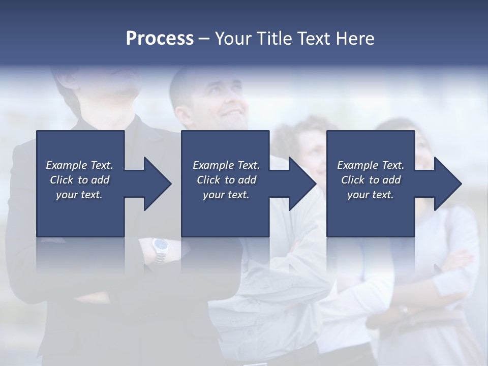 White Row Tanding PowerPoint Template