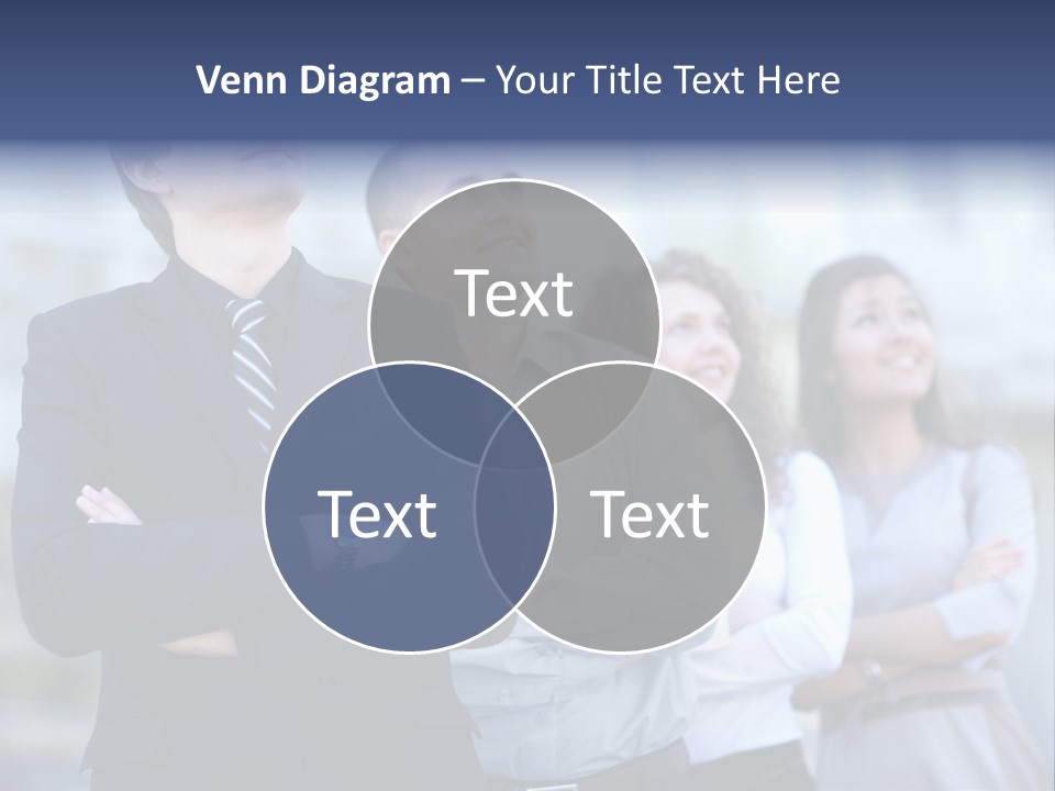 White Row Tanding PowerPoint Template