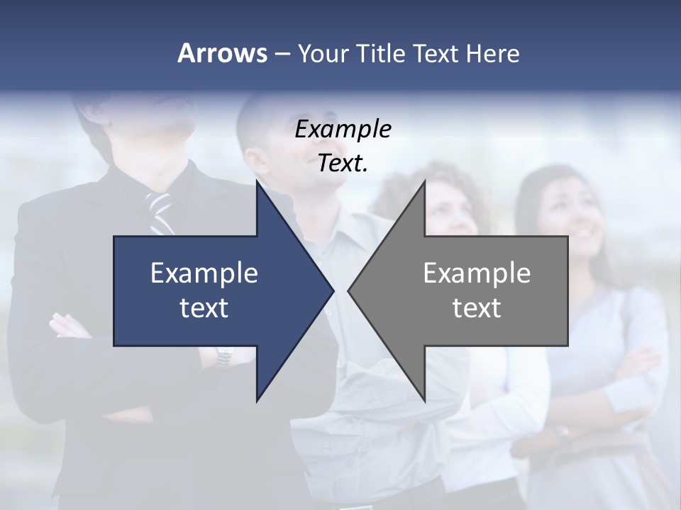 White Row Tanding PowerPoint Template