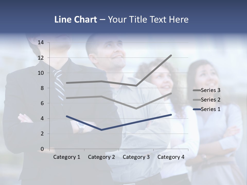 White Row Tanding PowerPoint Template